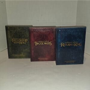 The Lord of the Rings Trilogy Special Extended Edition 12 DVD Set w/ Inserts